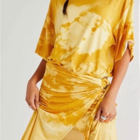 New Free People Alyssa wrap maxi dress size S - Picture 8 of 8